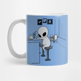 alien cafe Mug